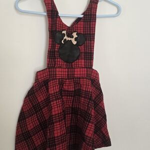 Disney Minnie Red and Black Plaid Dress